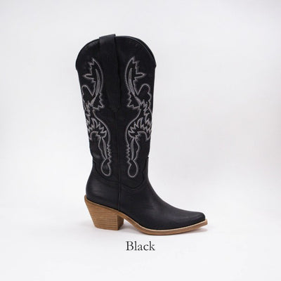 Rodeo Queen Cowboy Boots- Black