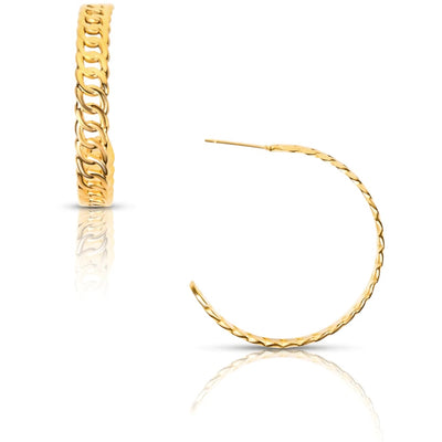 Lana Chain Hoop Earring